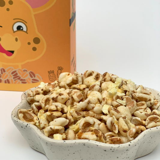 Puffed cereal duopack