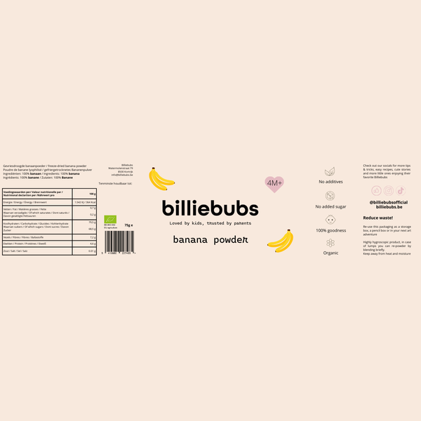 Banaan fruitpoeder