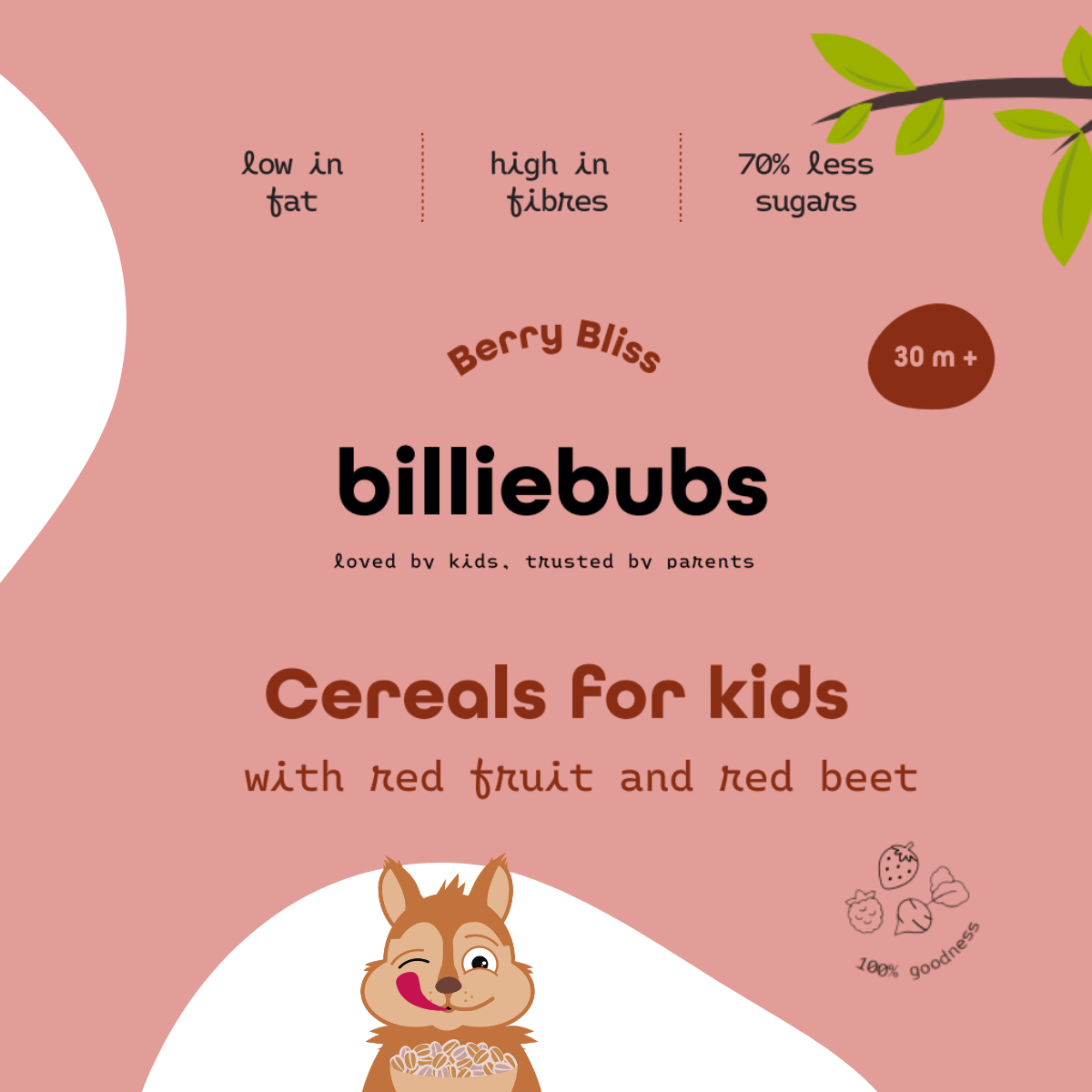 Puffed cereal duopack