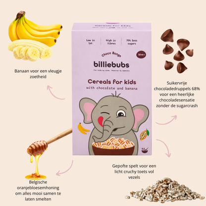 Puffed cereal duopack